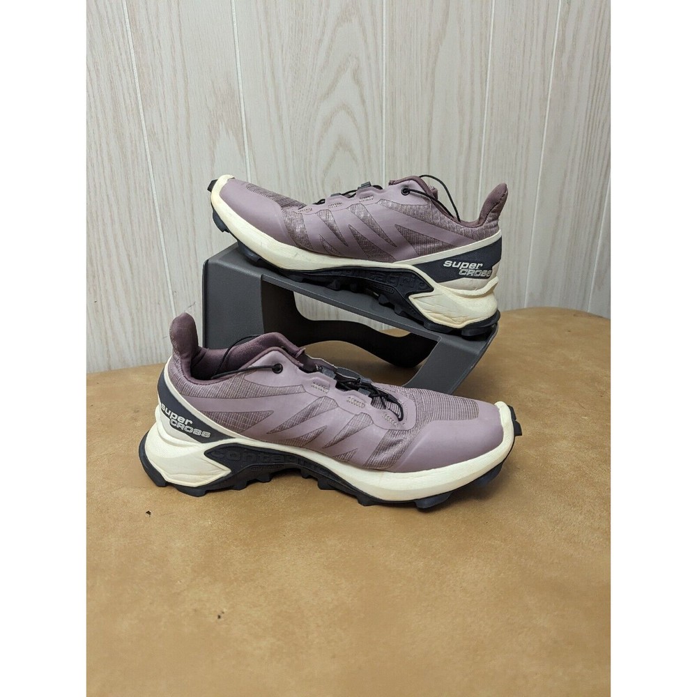 Salomon WOMEN'S supercross blast vanilla ice Sneakers US 6 Purple Trail Read